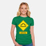 Caution Indecisiveness-Womens-Fitted-Tee-imisko