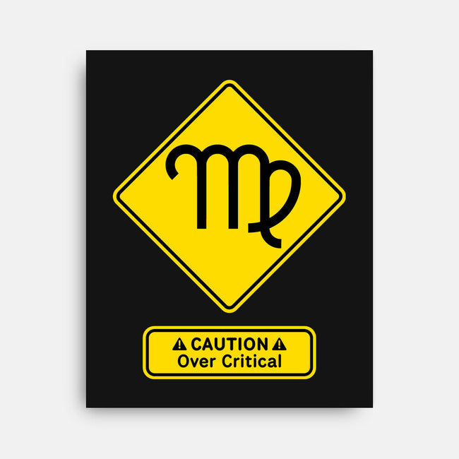 Caution Over Critical-None-Stretched-Canvas-imisko