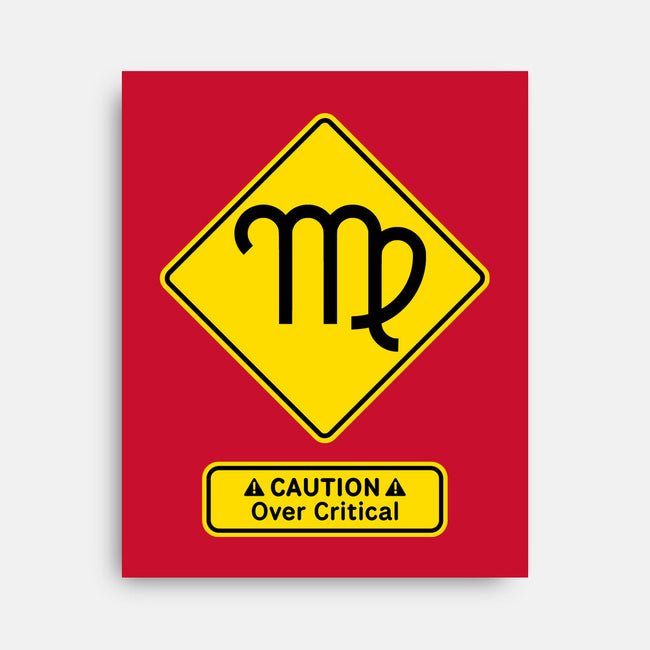 Caution Over Critical-None-Stretched-Canvas-imisko