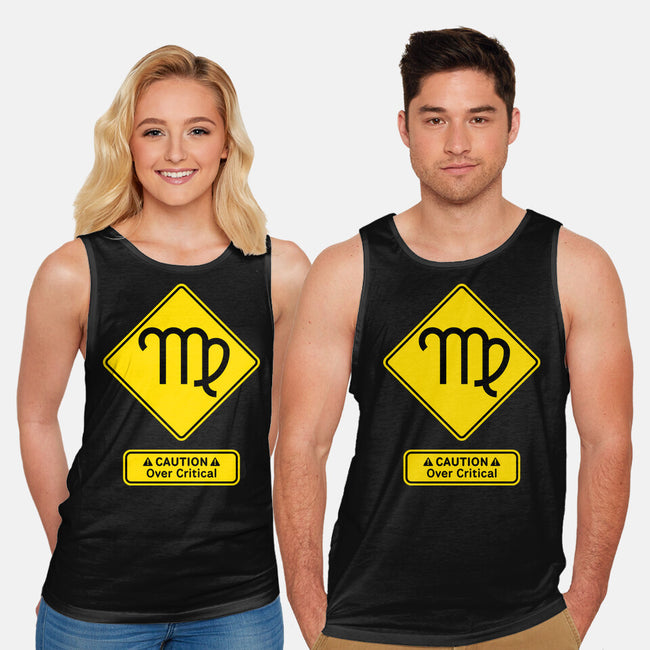 Caution Over Critical-Unisex-Basic-Tank-imisko