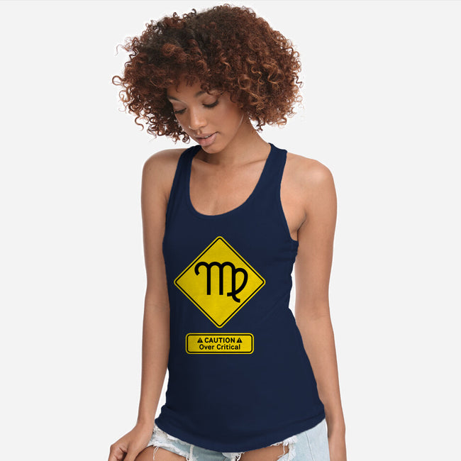 Caution Over Critical-Womens-Racerback-Tank-imisko