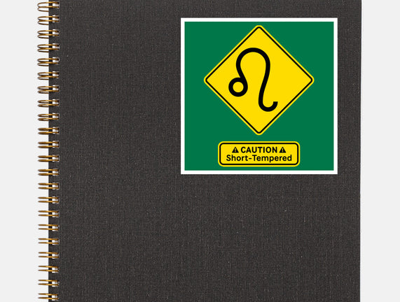 Caution Short-Tempered