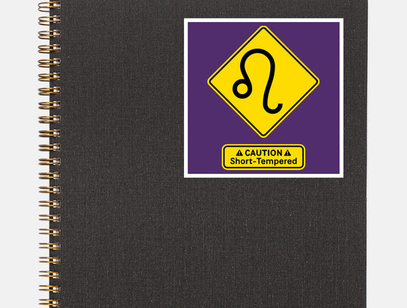 Caution Short-Tempered