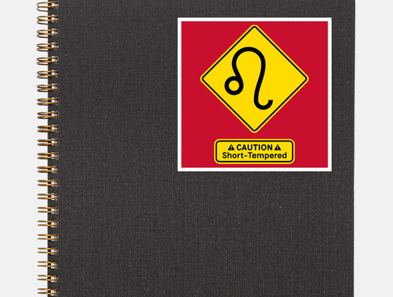 Caution Short-Tempered