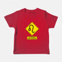 Caution Short-Tempered-Baby-Basic-Tee-imisko