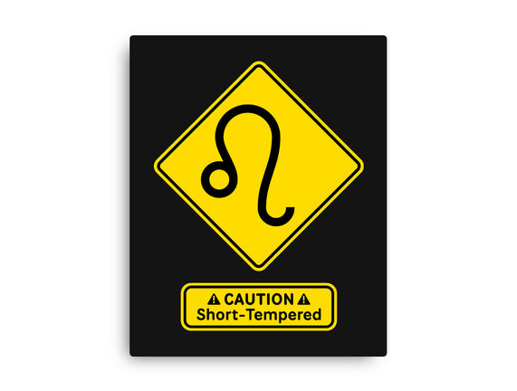 Caution Short-Tempered