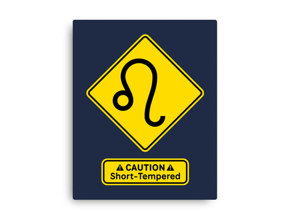 Caution Short-Tempered