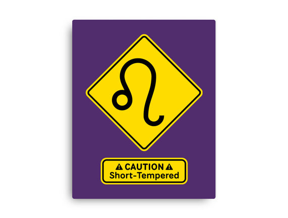 Caution Short-Tempered