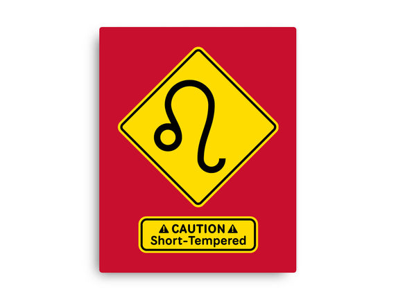 Caution Short-Tempered