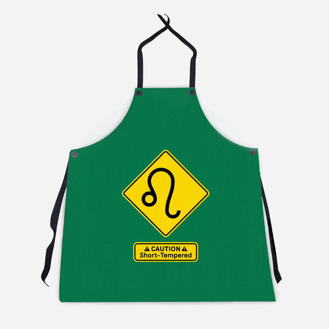 Caution Short-Tempered-Unisex-Kitchen-Apron-imisko