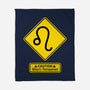 Caution Short-Tempered-None-Fleece-Blanket-imisko