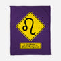 Caution Short-Tempered-None-Fleece-Blanket-imisko