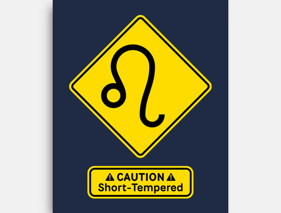 Caution Short-Tempered