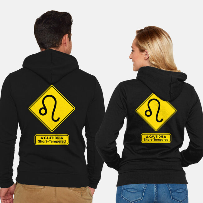 Caution Short-Tempered-Unisex-Zip-Up-Sweatshirt-imisko