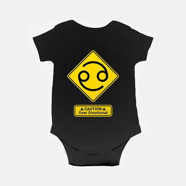 Caution Over Emotional-Baby-Basic-Onesie-imisko