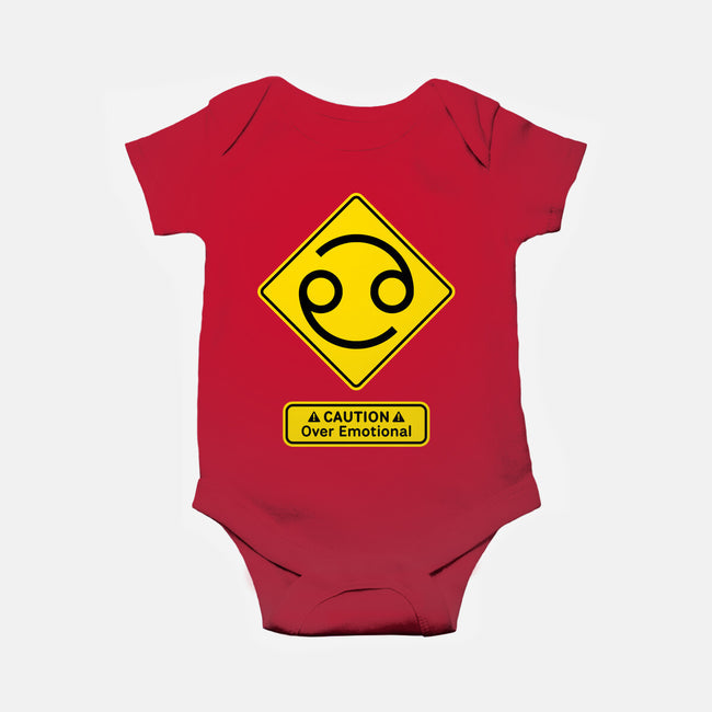 Caution Over Emotional-Baby-Basic-Onesie-imisko