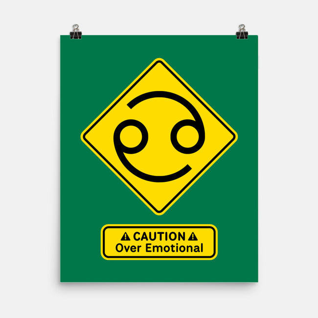 Caution Over Emotional-None-Matte-Poster-imisko