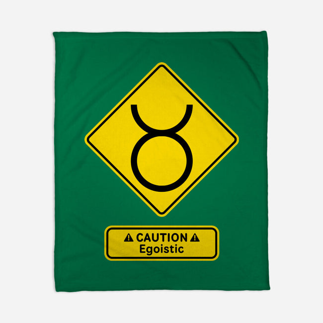 Caution Egoistic-None-Fleece-Blanket-imisko