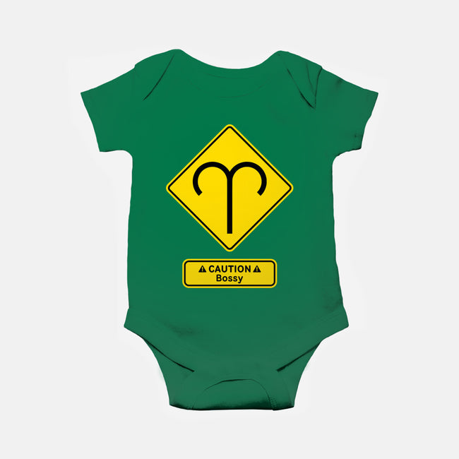 Caution Bossy-Baby-Basic-Onesie-imisko