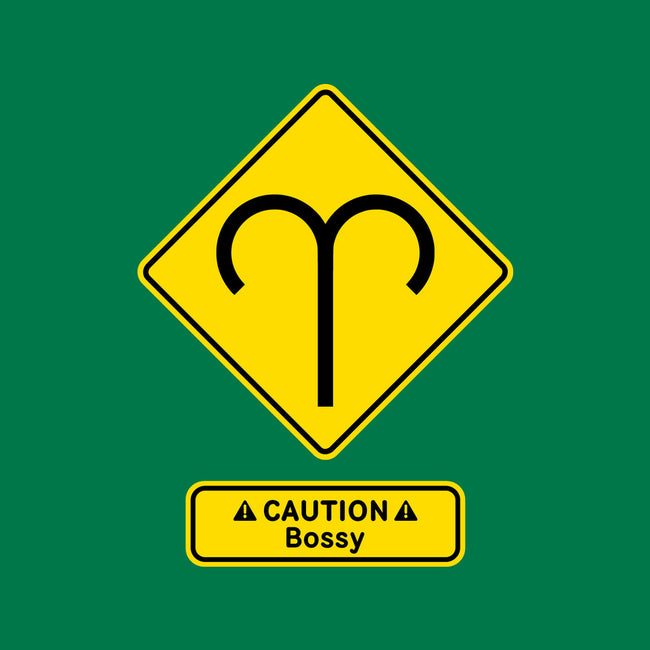 Caution Bossy-Womens-Basic-Tee-imisko