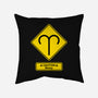 Caution Bossy-None-Removable Cover w Insert-Throw Pillow-imisko