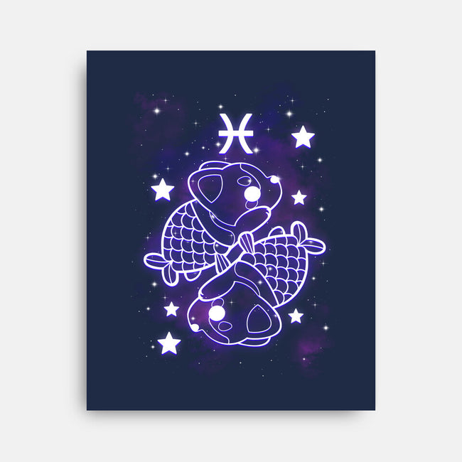Cute Pisces-None-Stretched-Canvas-NemiMakeit