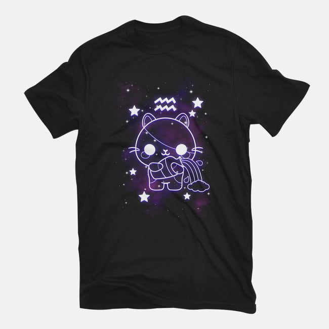 Cute Aquarius-Unisex-Basic-Tee-NemiMakeit