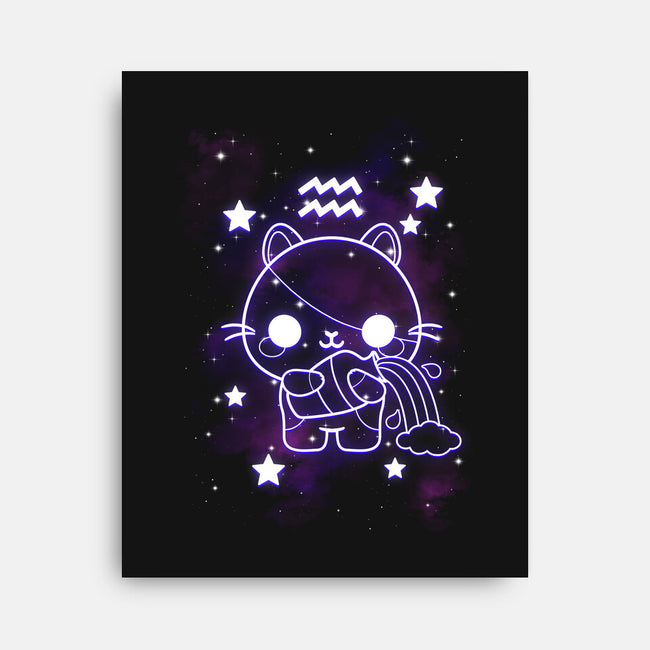 Cute Aquarius-None-Stretched-Canvas-NemiMakeit