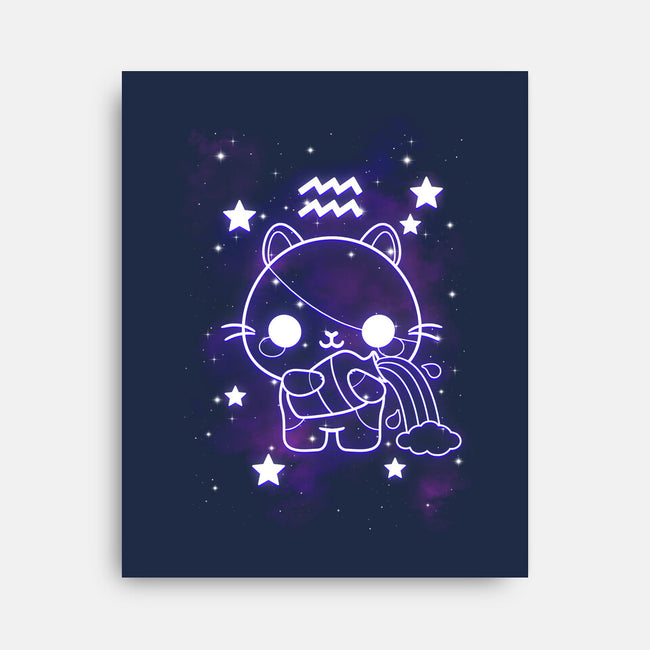 Cute Aquarius-None-Stretched-Canvas-NemiMakeit