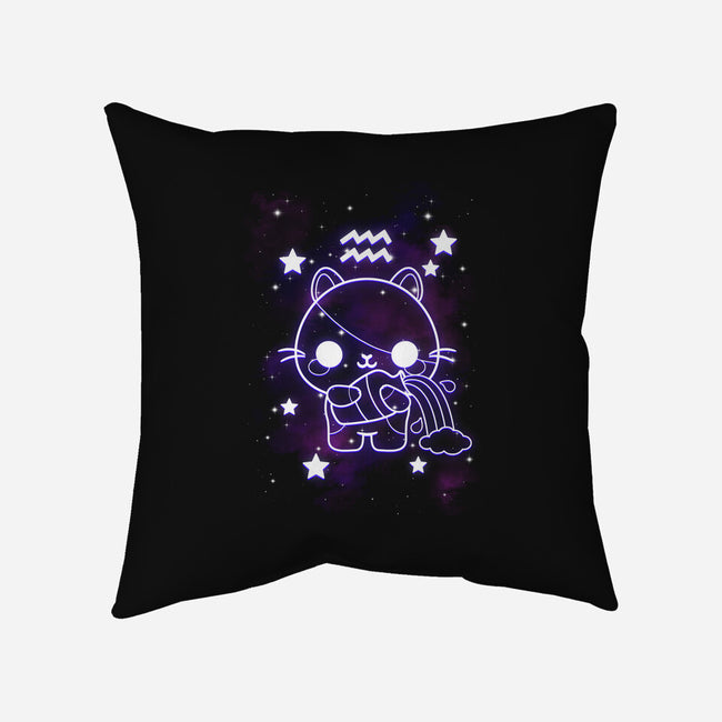 Cute Aquarius-None-Removable Cover w Insert-Throw Pillow-NemiMakeit