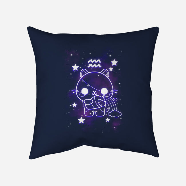 Cute Aquarius-None-Removable Cover w Insert-Throw Pillow-NemiMakeit