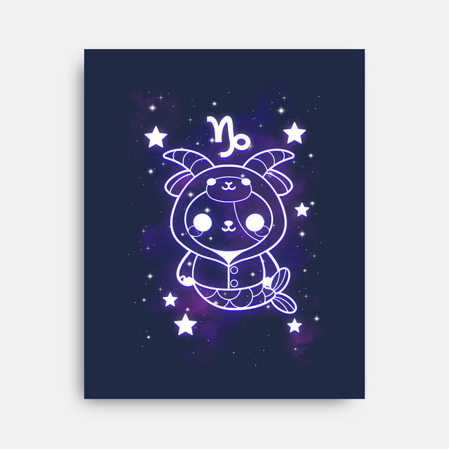 Cute Capricorn-None-Stretched-Canvas-NemiMakeit