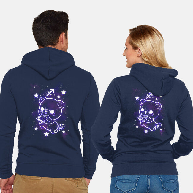 Cute Sagittarius-Unisex-Zip-Up-Sweatshirt-NemiMakeit
