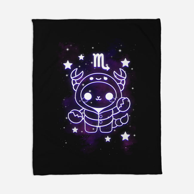 Cute Scorpio-None-Fleece-Blanket-NemiMakeit