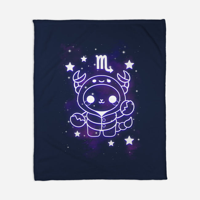 Cute Scorpio-None-Fleece-Blanket-NemiMakeit