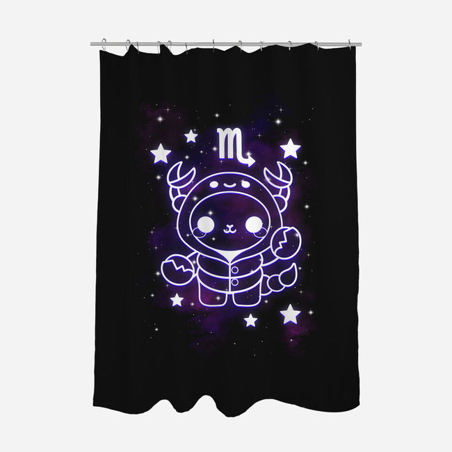 Cute Scorpio-None-Polyester-Shower Curtain-NemiMakeit