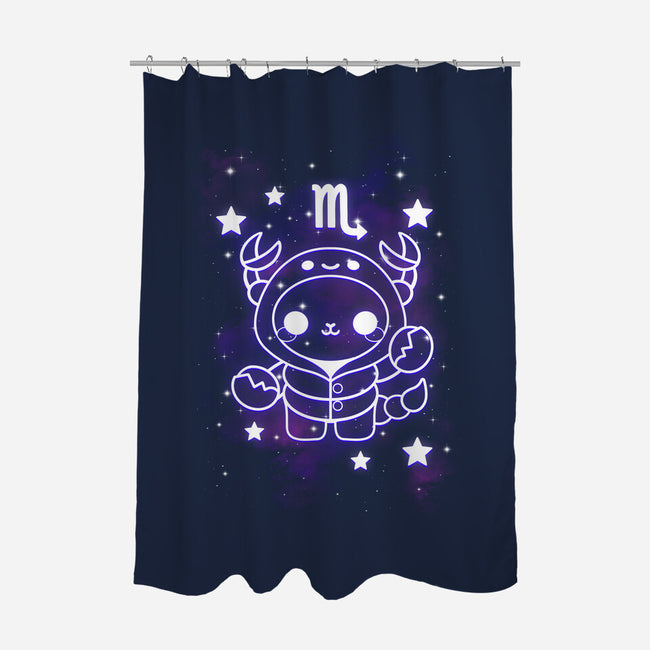 Cute Scorpio-None-Polyester-Shower Curtain-NemiMakeit