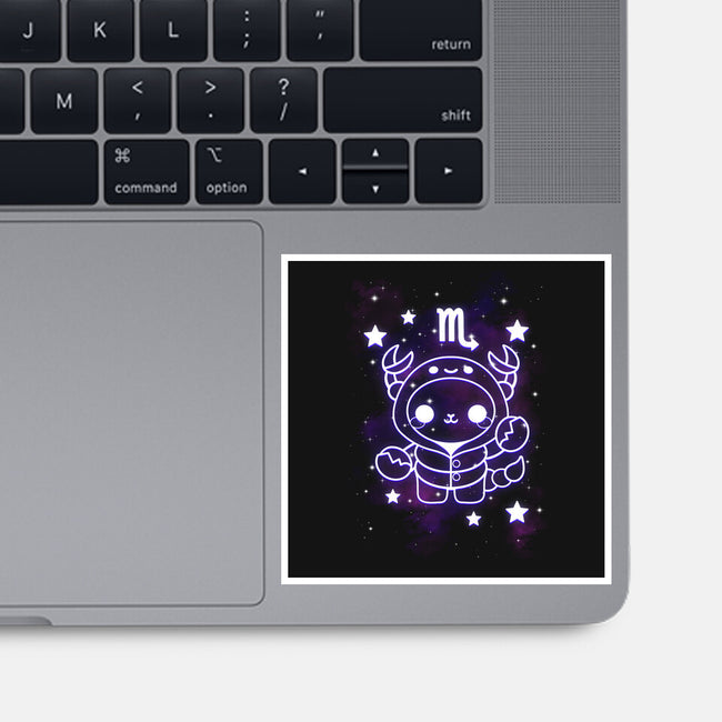 Cute Scorpio-None-Glossy-Sticker-NemiMakeit