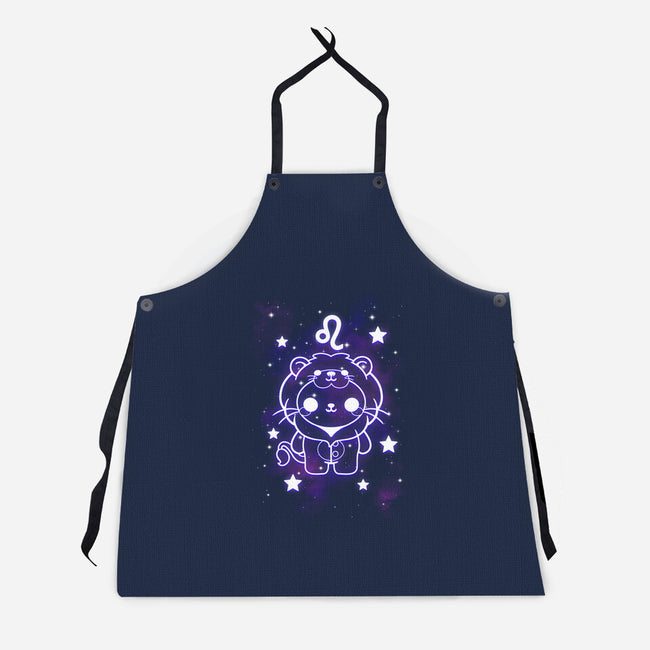 Cute Leo-Unisex-Kitchen-Apron-NemiMakeit