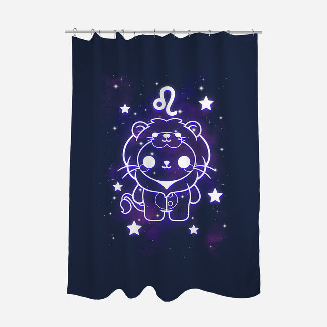 Cute Leo-None-Polyester-Shower Curtain-NemiMakeit
