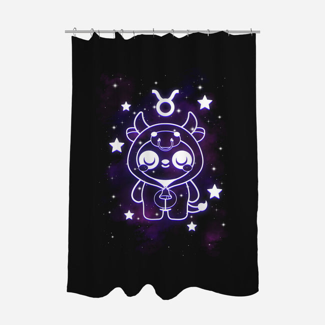Cute Taurus-None-Polyester-Shower Curtain-NemiMakeit