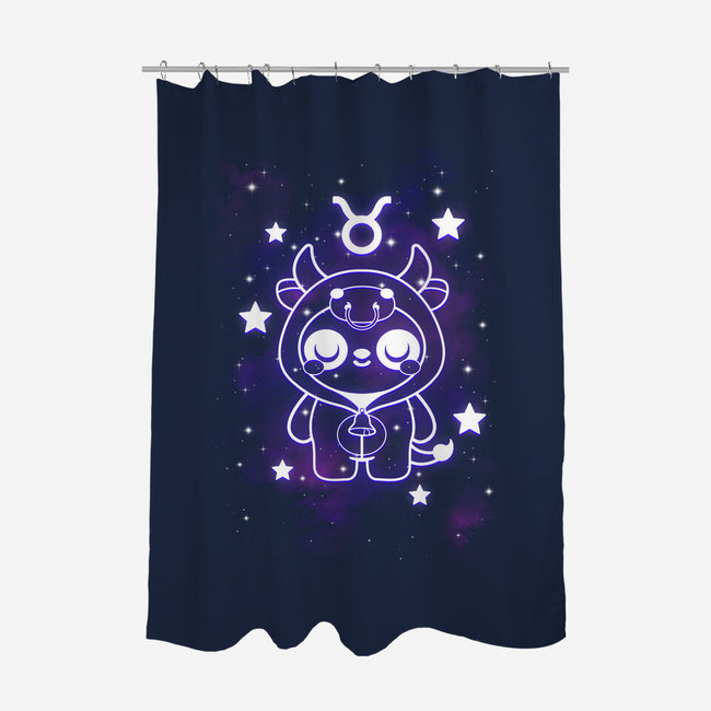 Cute Taurus-None-Polyester-Shower Curtain-NemiMakeit