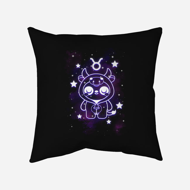 Cute Taurus-None-Removable Cover w Insert-Throw Pillow-NemiMakeit