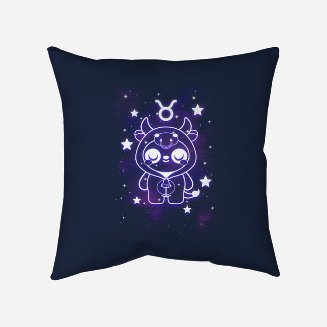 Cute Taurus-None-Removable Cover w Insert-Throw Pillow-NemiMakeit