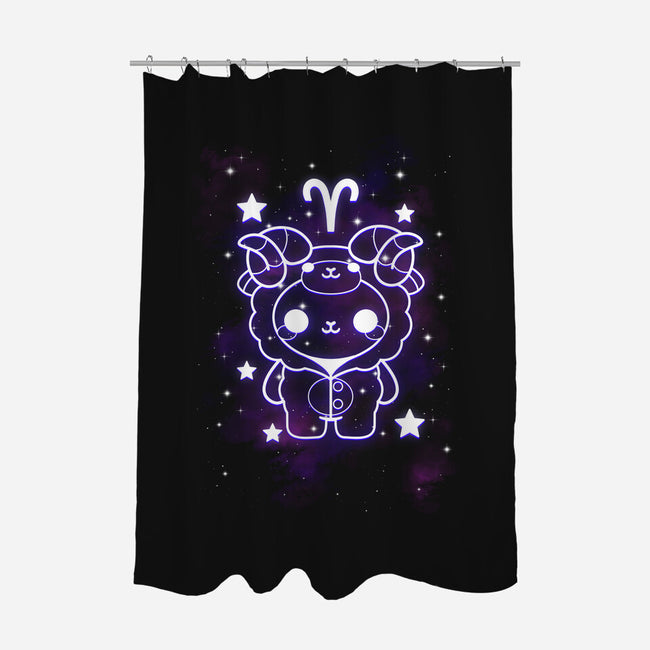 Cute Aries-None-Polyester-Shower Curtain-NemiMakeit