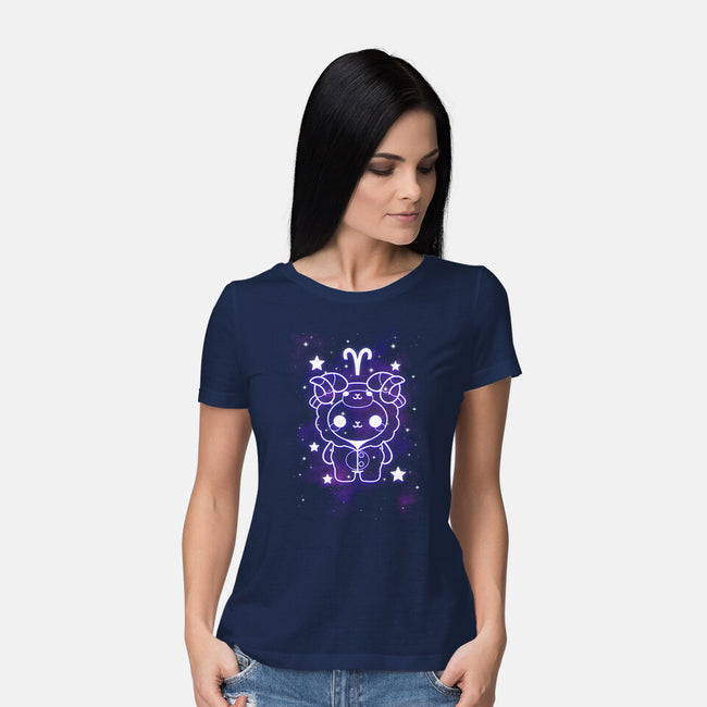 Cute Aries-Womens-Basic-Tee-NemiMakeit