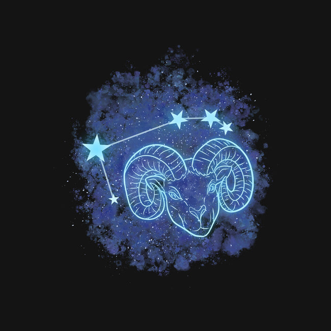 Aries Neon Constellation-None-Mug-Drinkware-nickzzarto