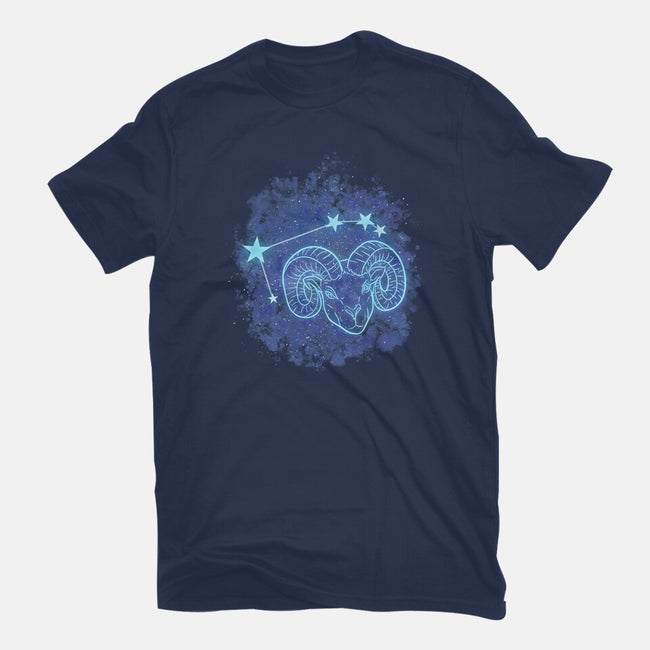 Aries Neon Constellation-Unisex-Basic-Tee-nickzzarto