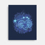 Aries Neon Constellation-None-Stretched-Canvas-nickzzarto