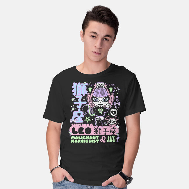 Kawaii Zodiac Leo-Mens-Basic-Tee-Nemons